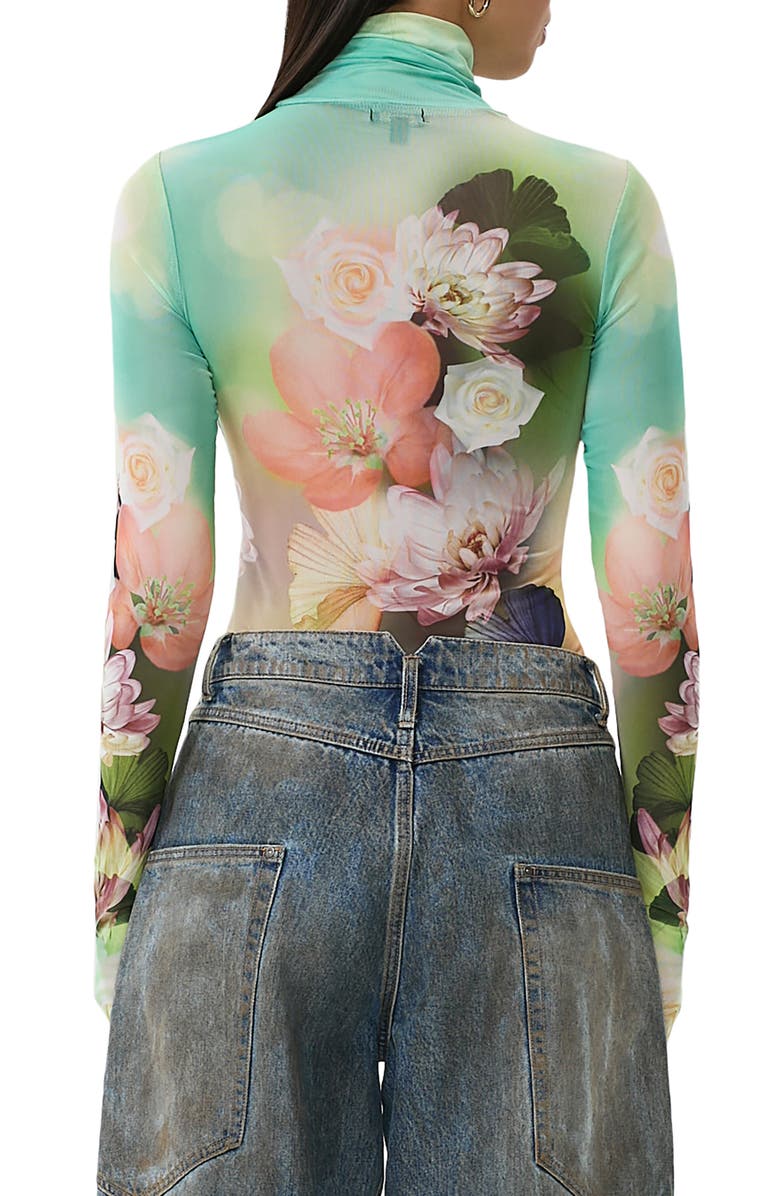 AFRM Zadie Print Turtleneck Top, Alternate, color,