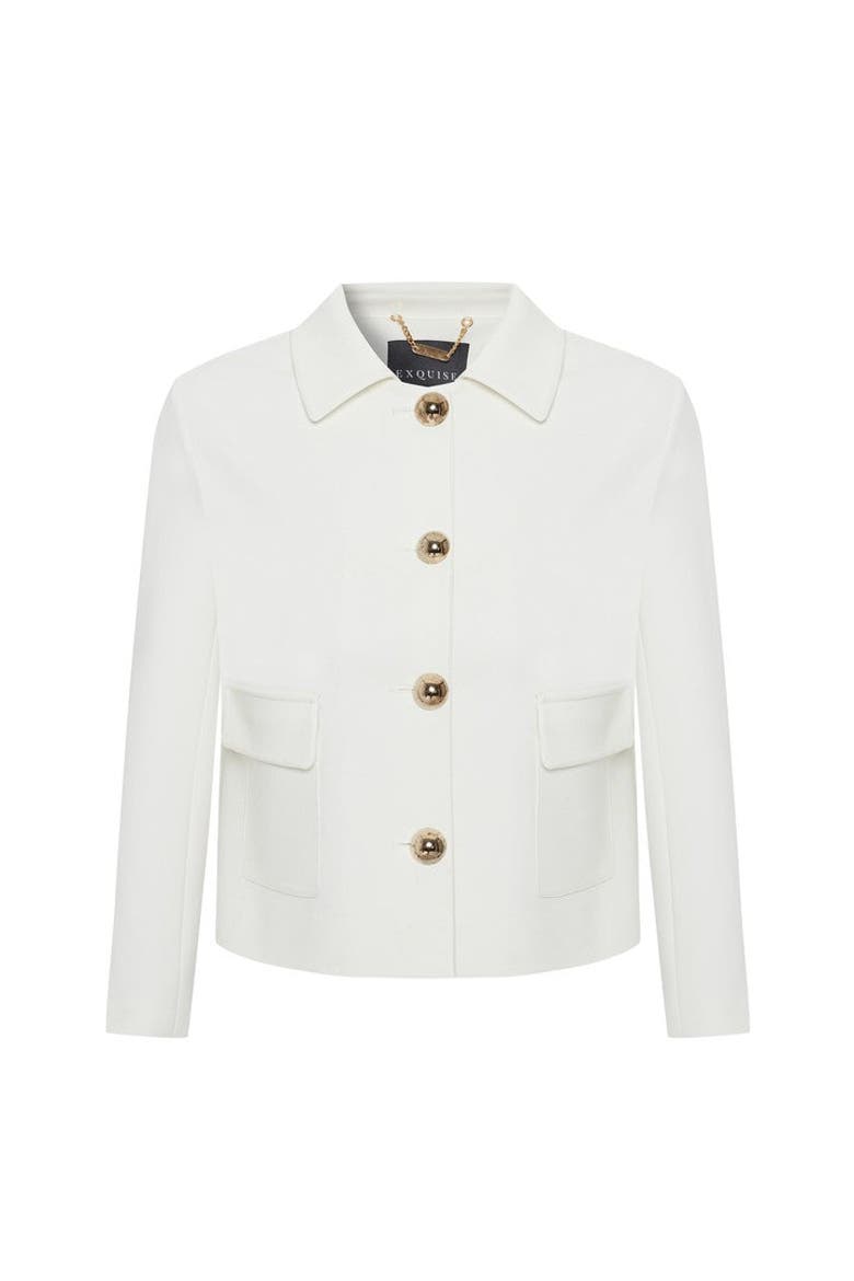 Tessa Jacket, Alternate, color, ECRU