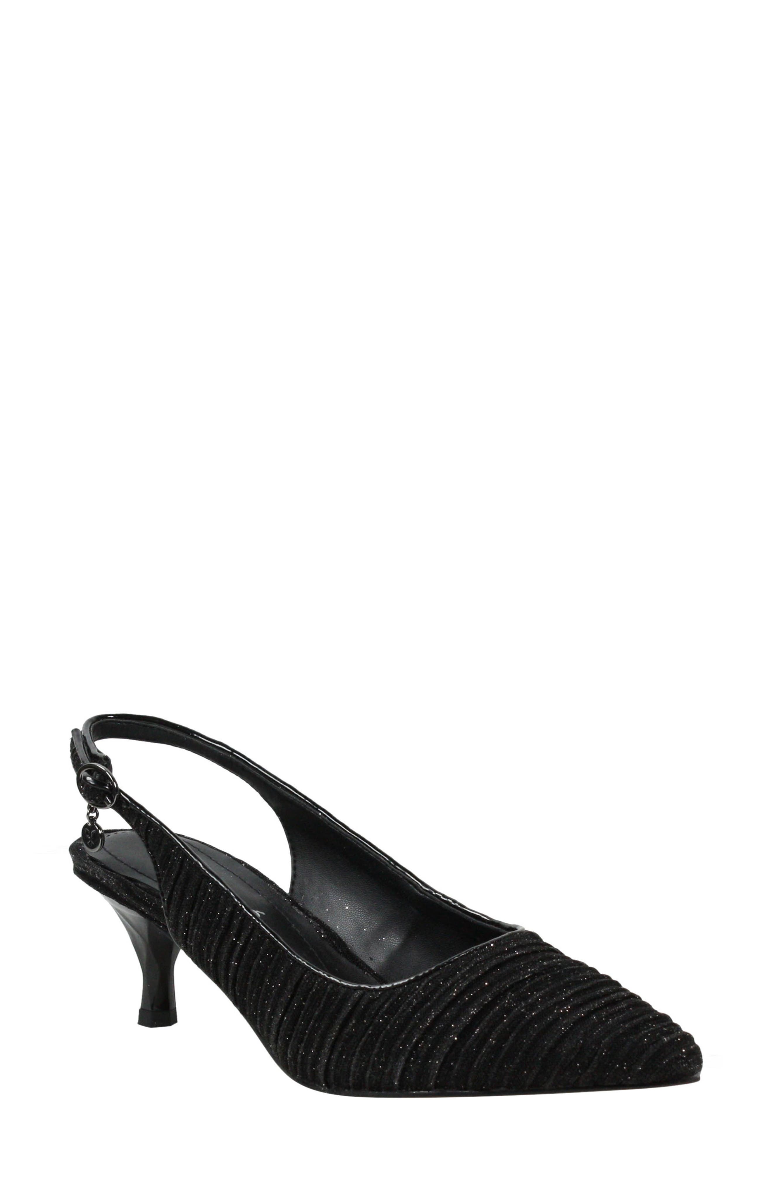 J. Reneé Battista Glitter Slingback Pump, Main, color, 