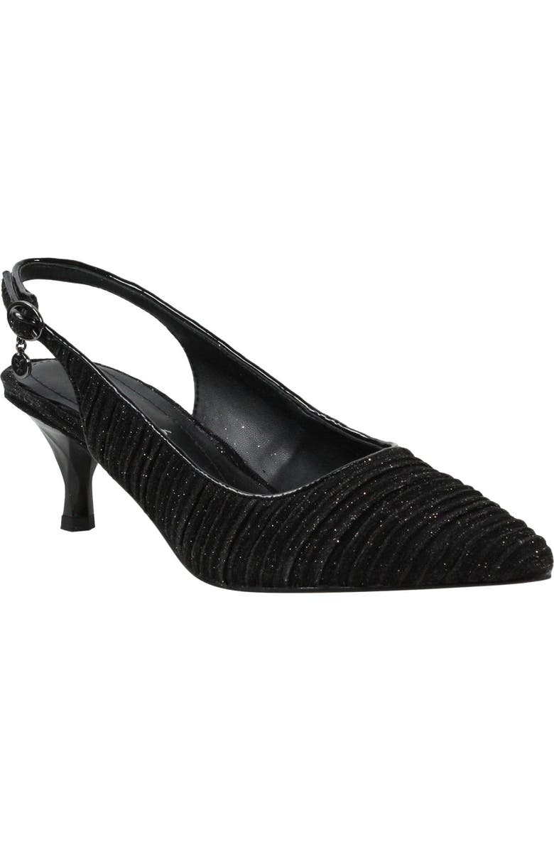 J. Reneé Battista Glitter Slingback Pump, Main, color,