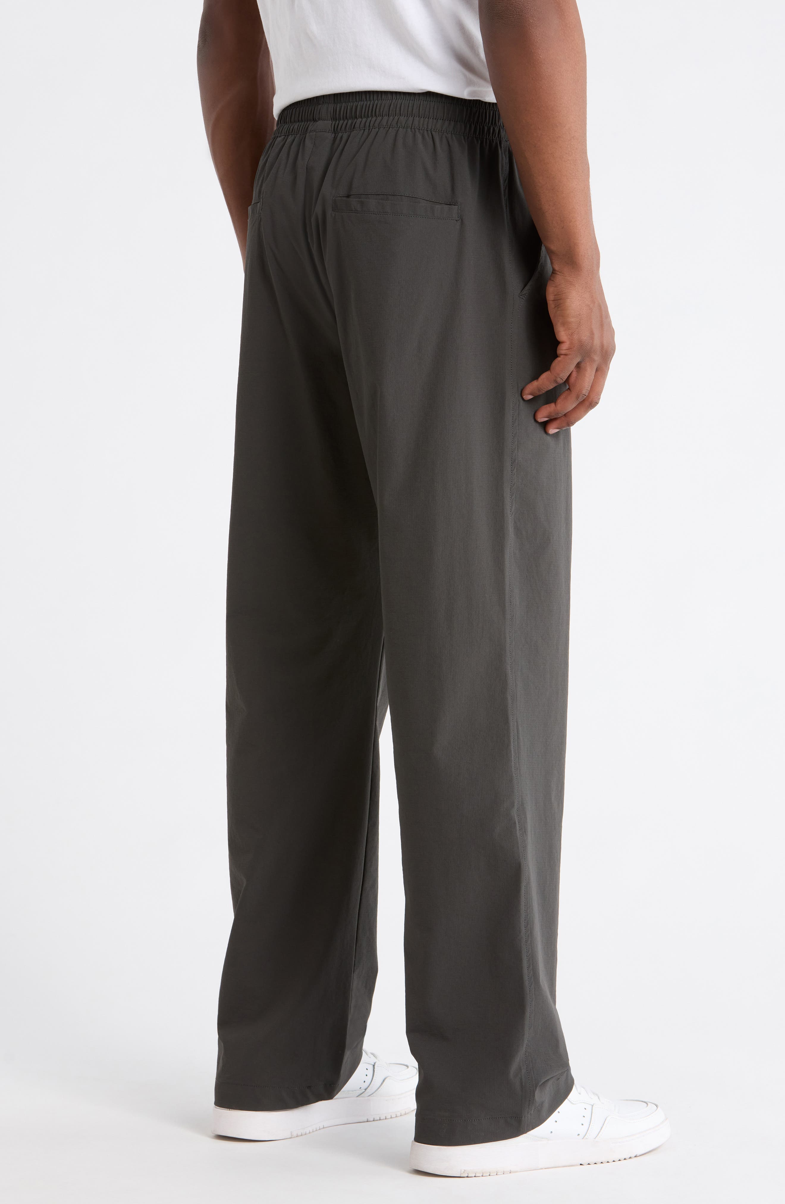 Tim Stretch Nylon Drawstring Pants - image 2