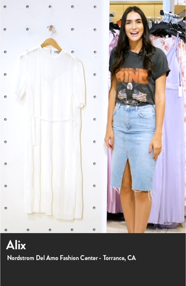 Kano Short Sleeve A-Line Dress, sales video thumbnail