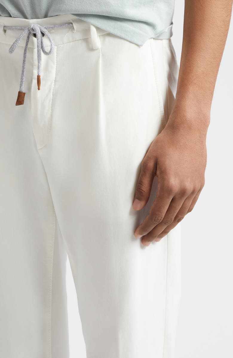 Eleventy Drawstring Waist Stretch Jersey Pants, Alternate, color, 