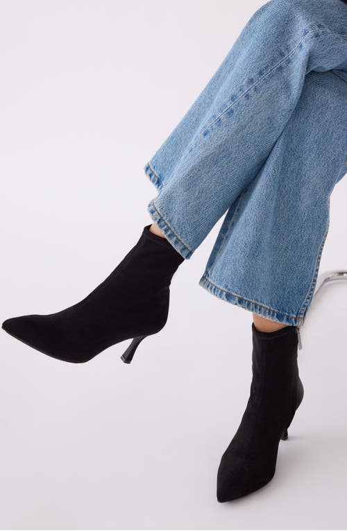 Anne Klein Reese Pointed Toe Boot In Black