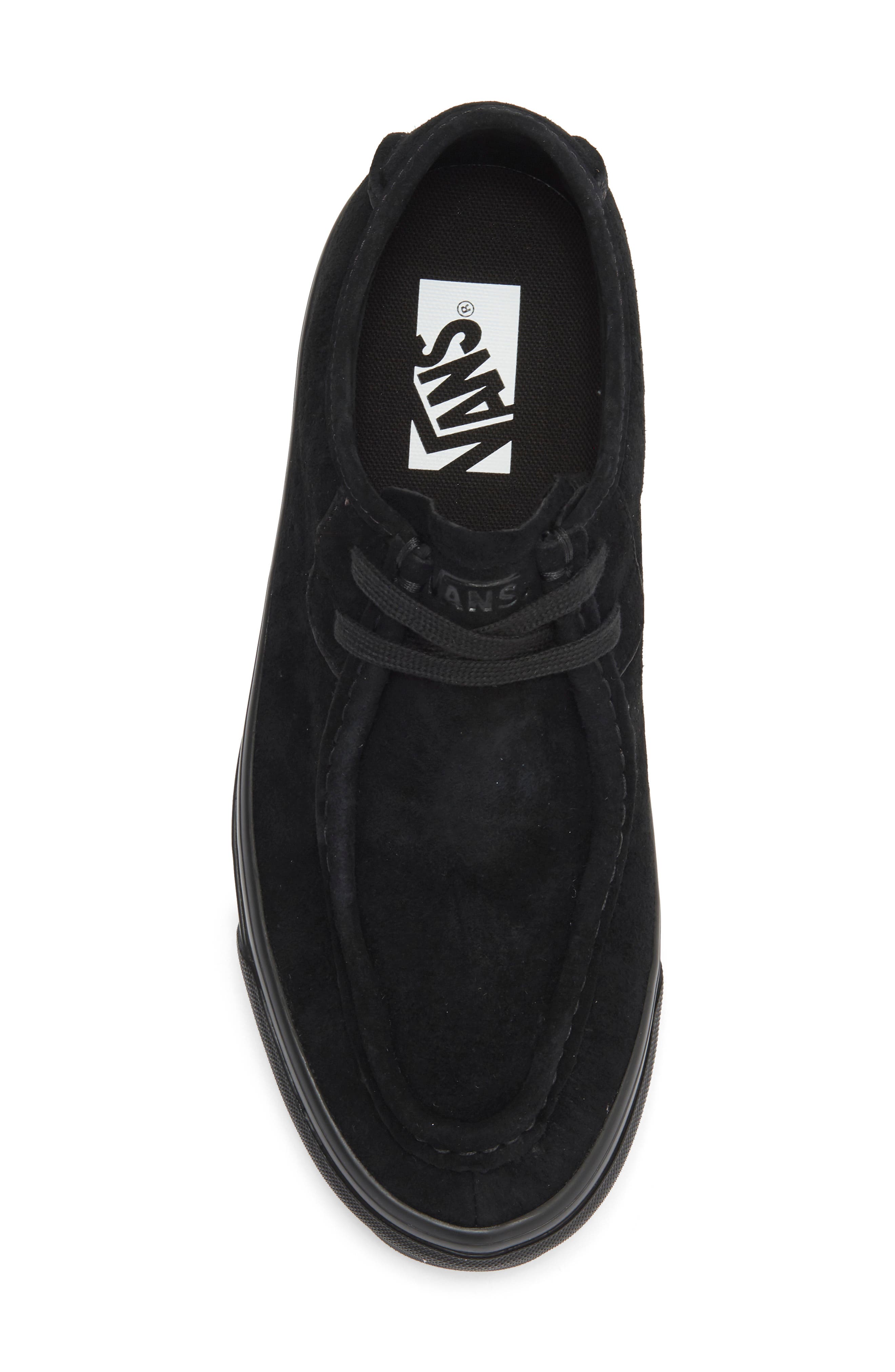 Vans LX Carver Low Leather Sneaker, Alternate, color, Black/Black