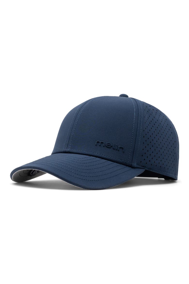 Hydro Compass Snapback Cap, Main, color, NAVY