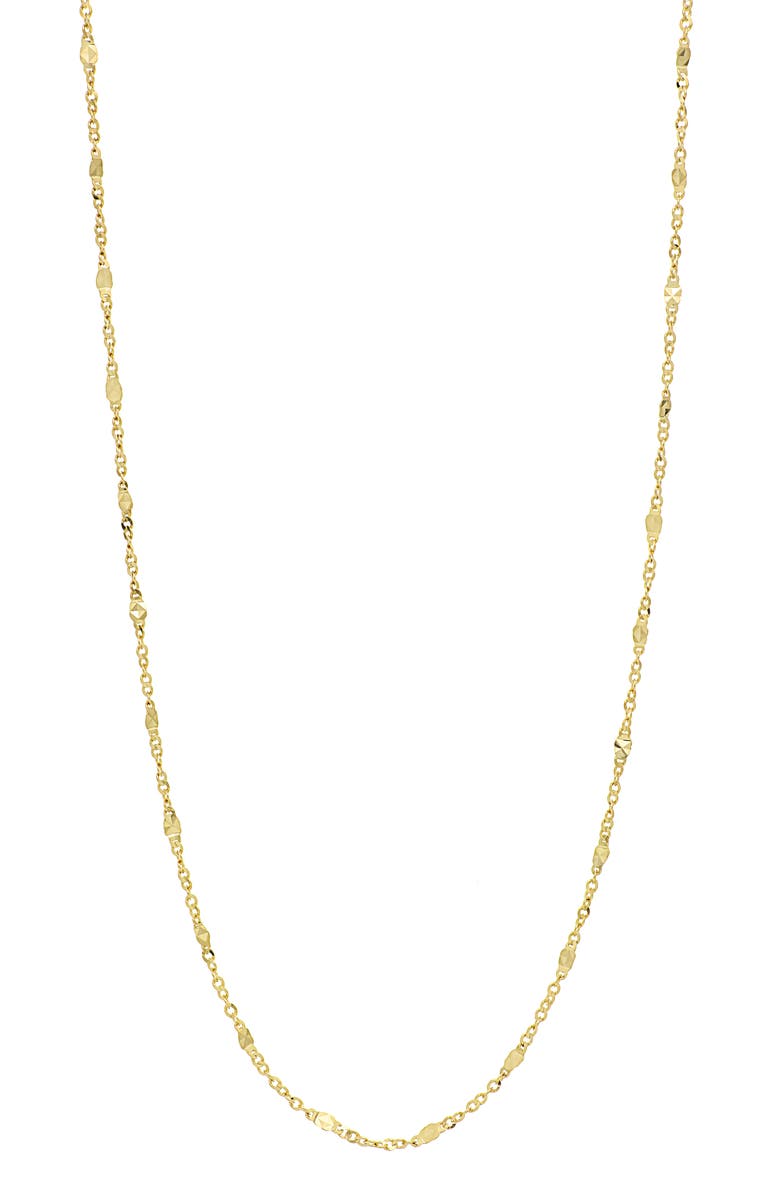 Bony Levy 14K Gold Station Chain Necklace, Main, color,