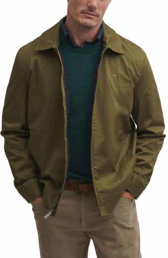 Stretch Cotton Bomber Jacket