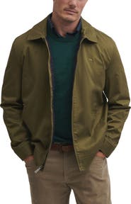 Brooks Brothers Stretch Cotton Bomber Jacket
