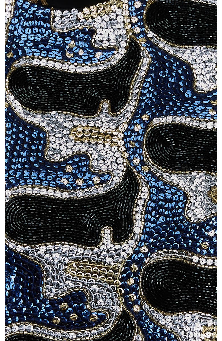 La DoubleJ Juliet Crop Top Embroidered, Alternate, color, Spritz Blu Blue