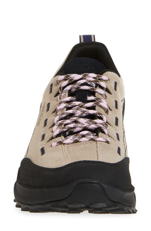 Keen Jasper Zionic Hiking Sneaker In Safari/pink-a-boo