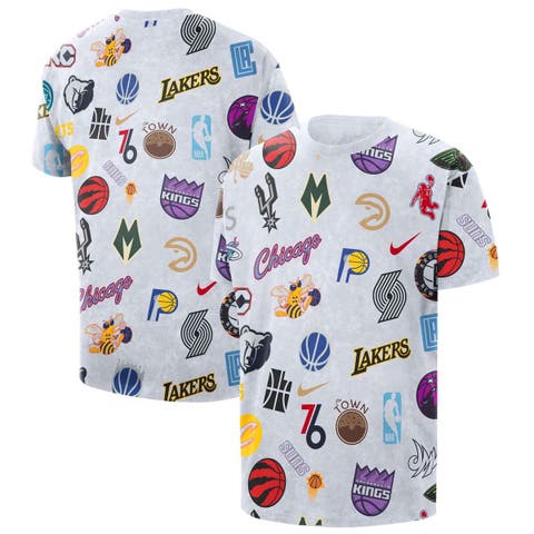 Unisex Nike  White NBA 2025/26 City Edition Remix All Over Print T-Shirt
