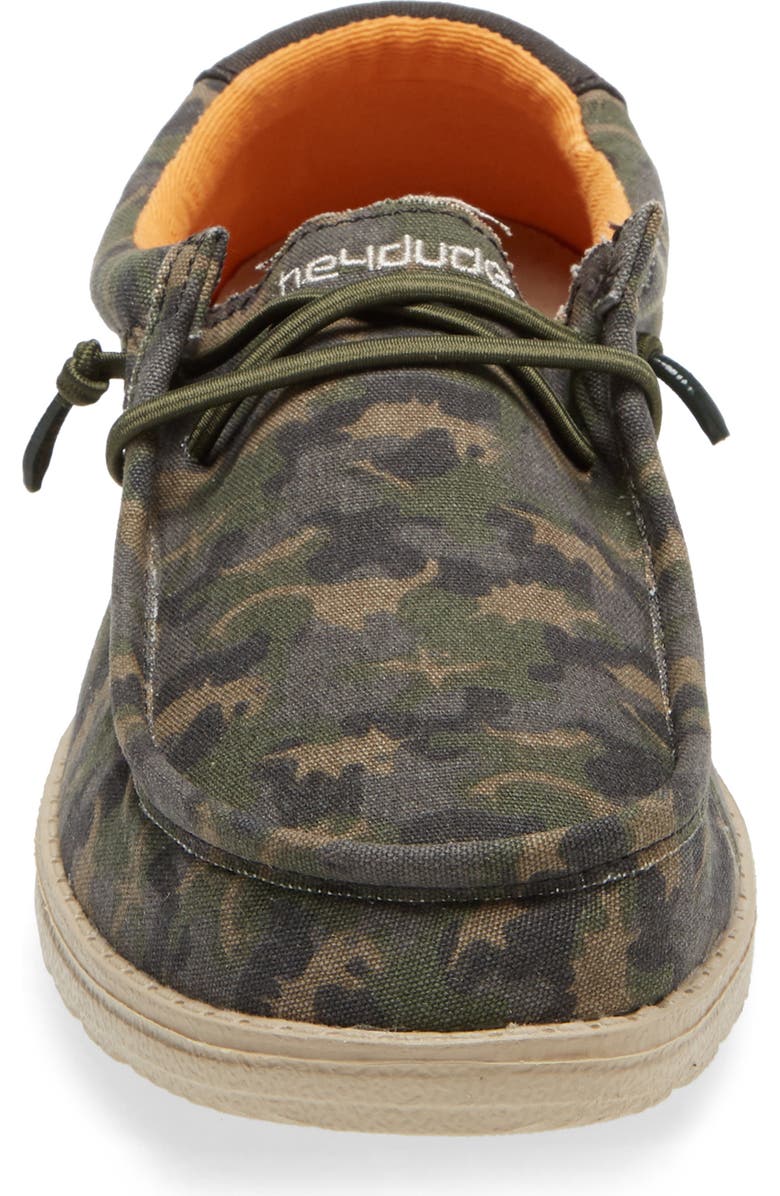 Hey Dude Wally Print Moc Toe Sneaker, Alternate, color,