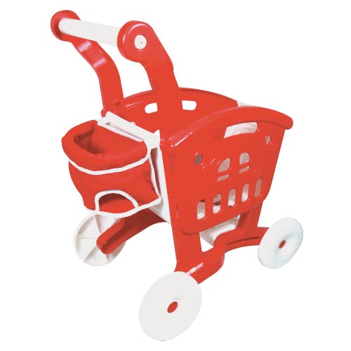Lissi Doll Shopping Cart & Food Accessories - 2+ in Red  product