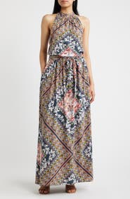 Julia Jordan Halter Maxi Dress