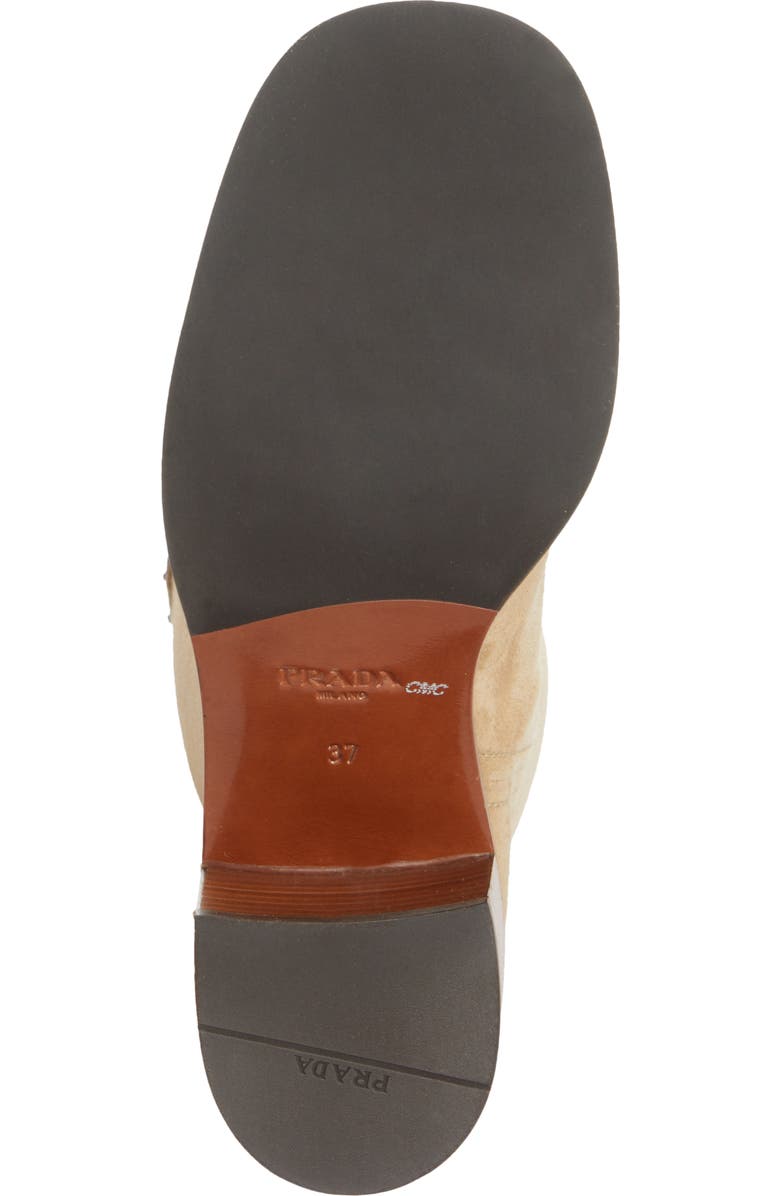 Prada Tronchetti Block Heel Knee High Boot, Alternate, color,