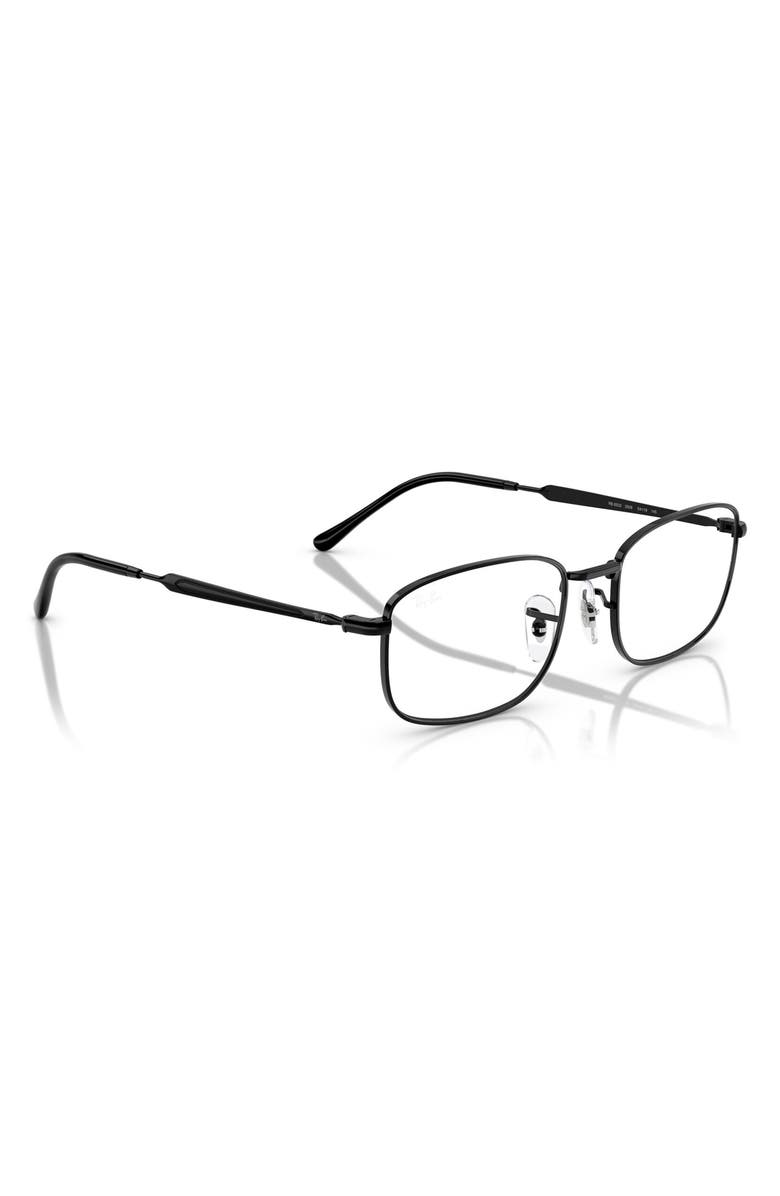 Ray-Ban 54mm Pillow Optical Glasses, Alternate, color, Black