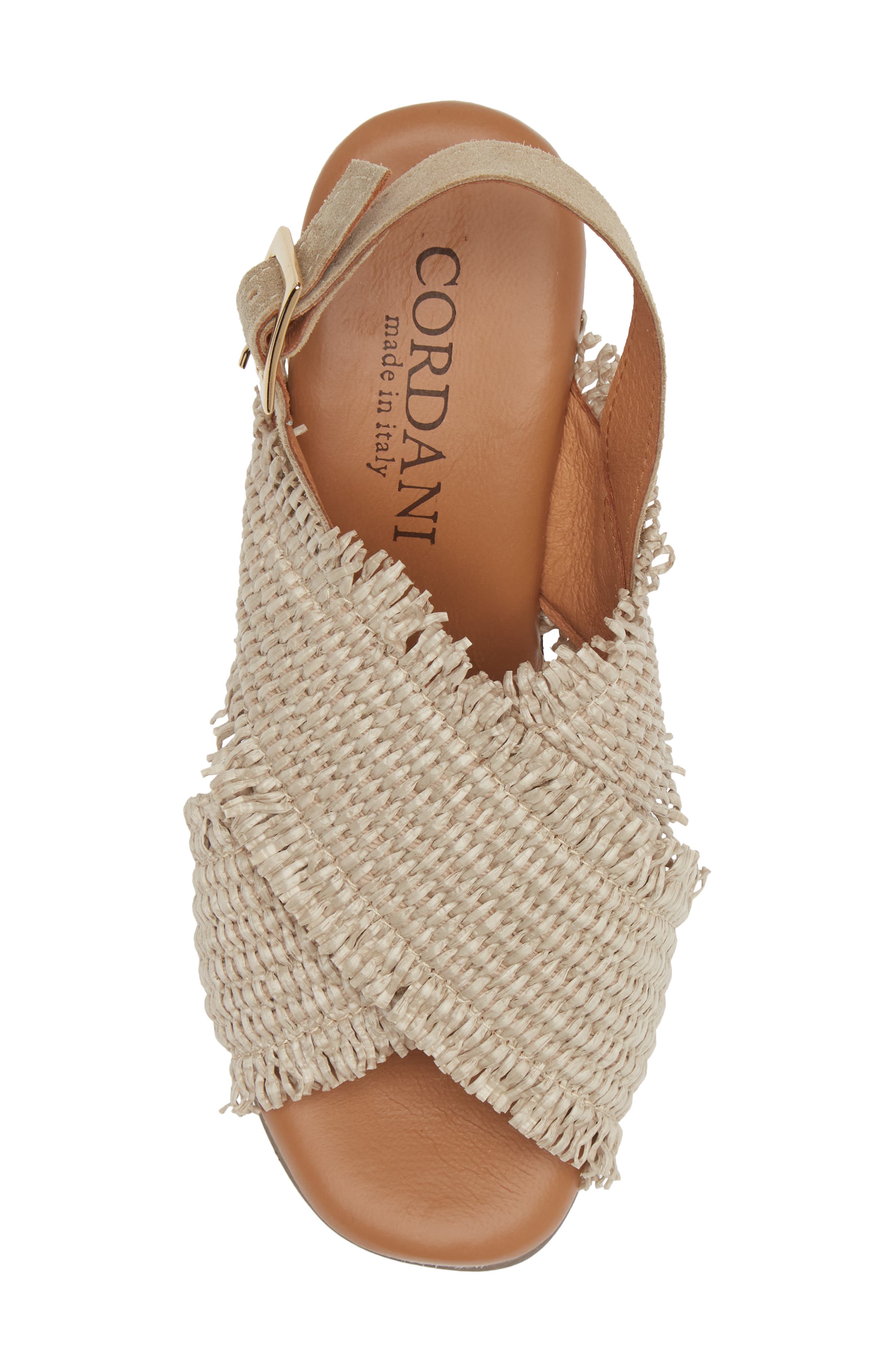 Cordani Wendy Platform Sandal, Alternate, color, Beige