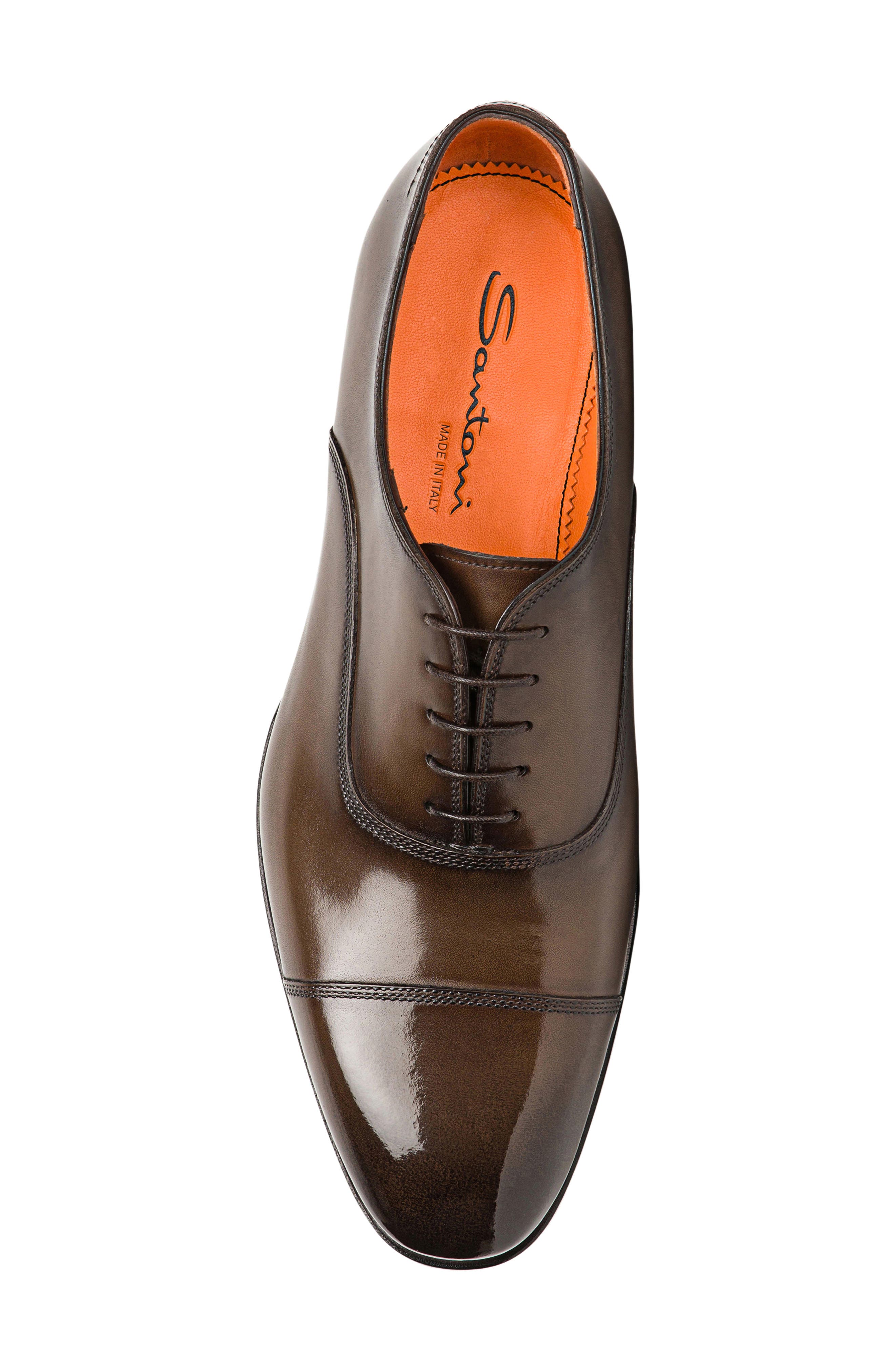 Archie Cap Toe Oxford, Alternate, color, DARK BROWN