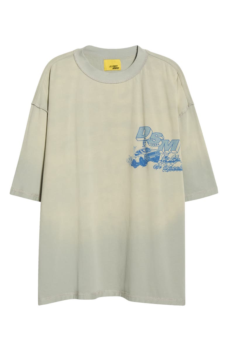 DIET STARTS MONDAY Hell on Wheels Graphic T-Shirt, Alternate, color, Washed Grey