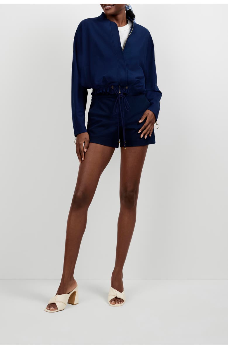 Trina Turk Vignetta Jacket, Main, color, Ink