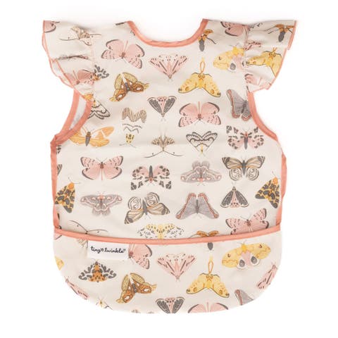 Mess-Proof and Waterproof Ruffled Shoulder Apron Bib