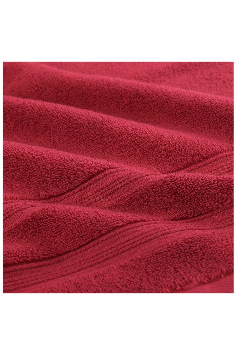 Harborside Terry Towel 6-Piece Towel Set, Alternate, color, BRIGHT RED