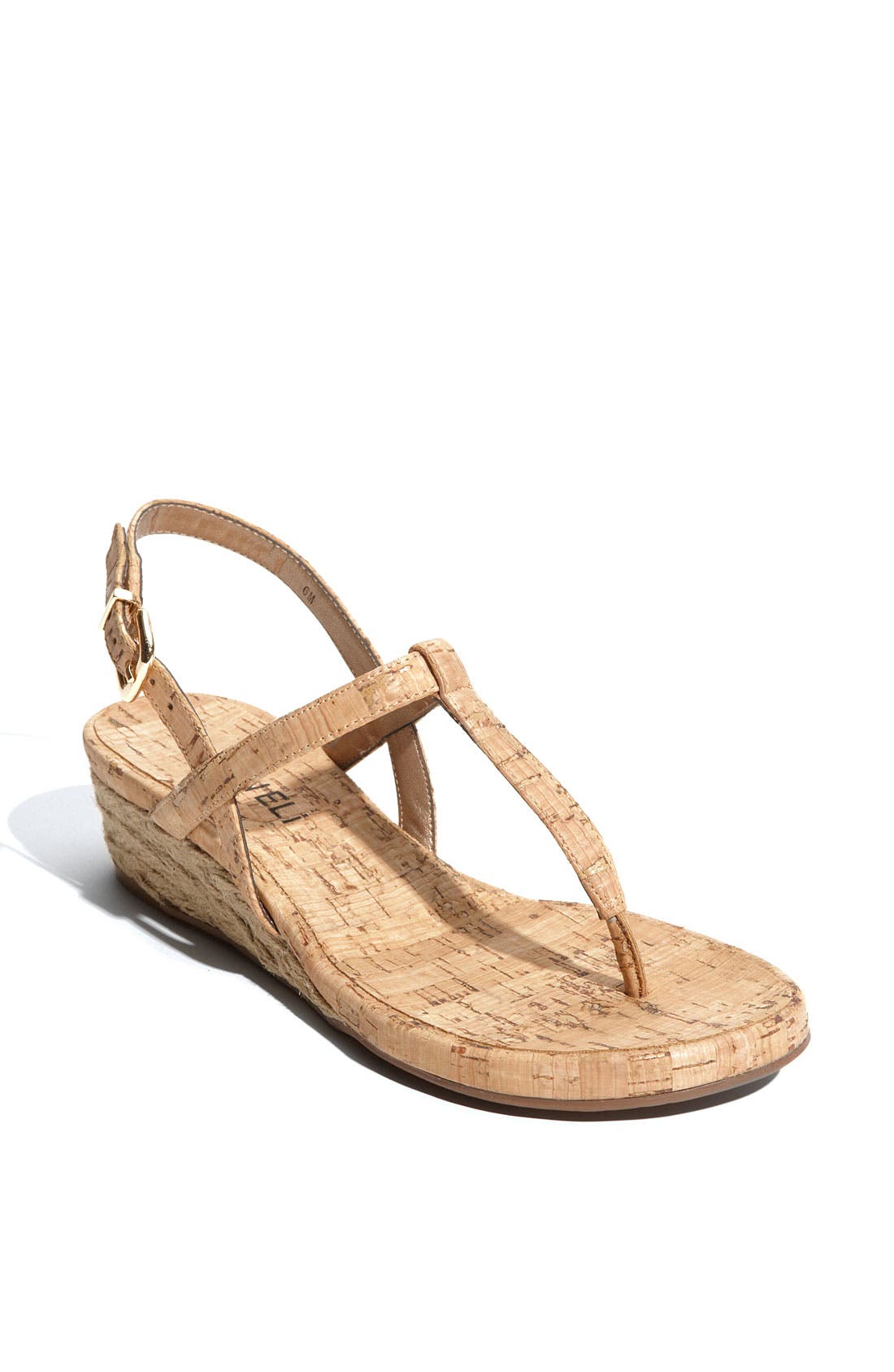 'Kaffle' Wedge Sandal, Main, color, NATURAL