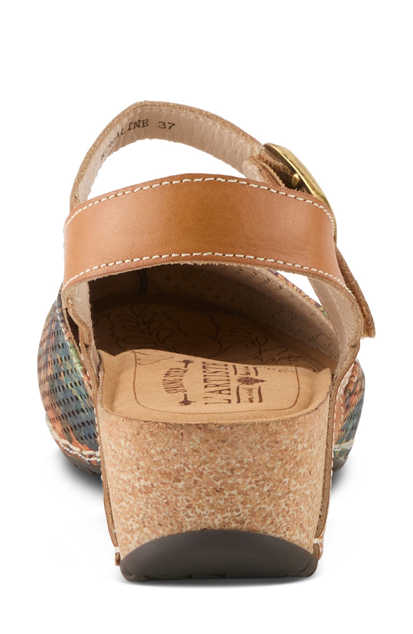 L
Artiste by Spring Step Koraline Perforated Pump, Alternate, color, Tan Multi