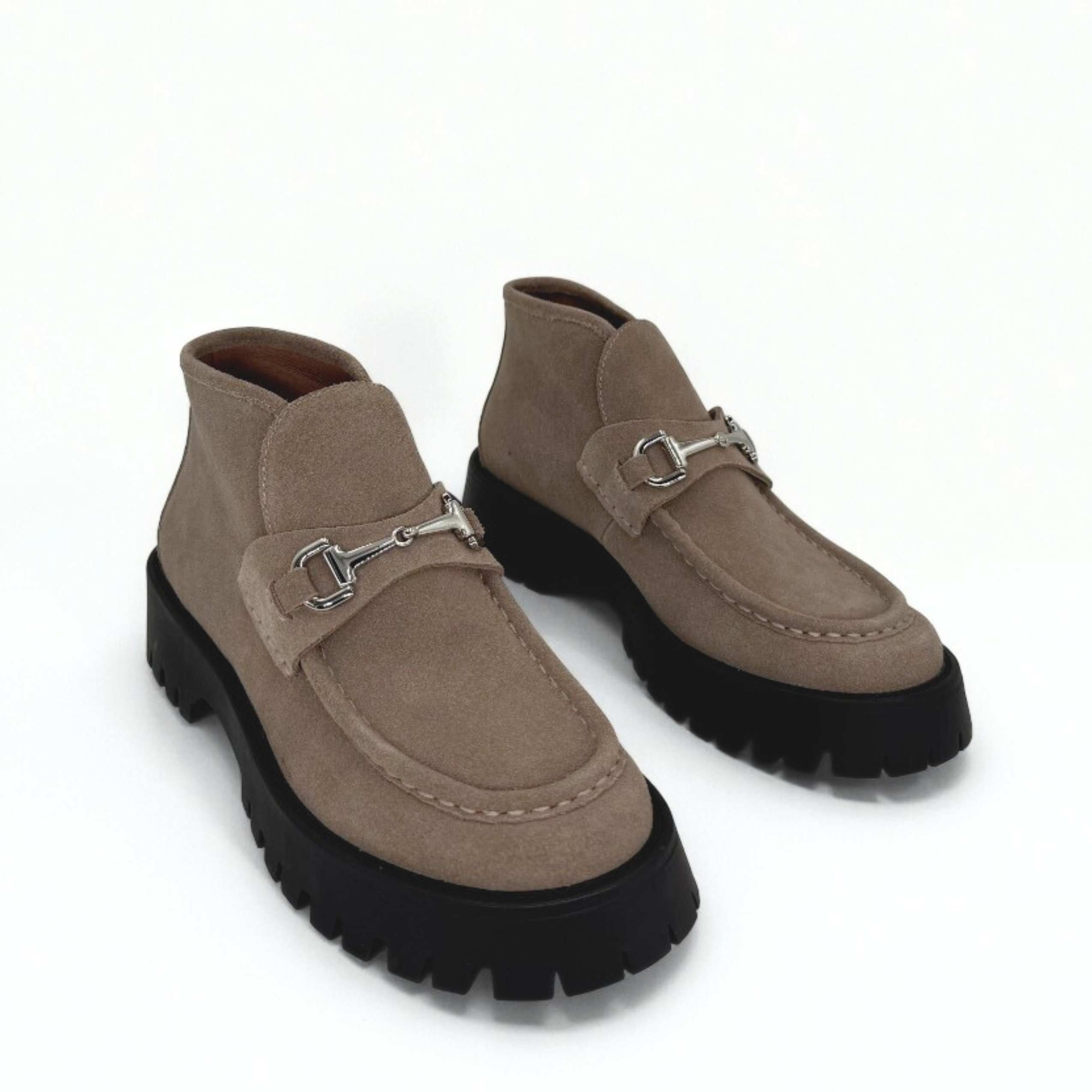 Dario Suede Horsebit Boots - image 4
