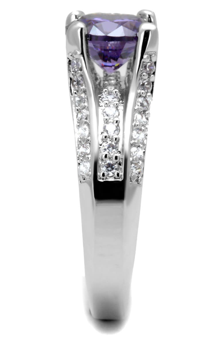 Covet CZ Engagement Ring, Alternate, color, 