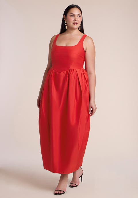 Pleated Tank Gown