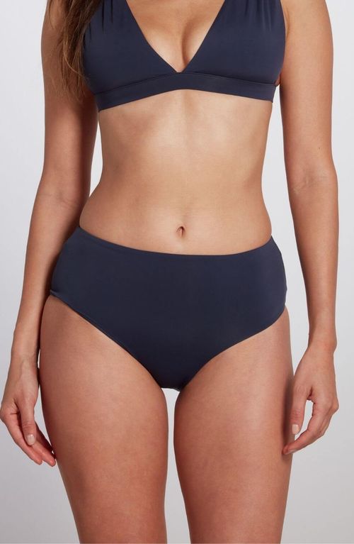 Sauipe Serena Hipster Bikini Bottom In Navy Blue