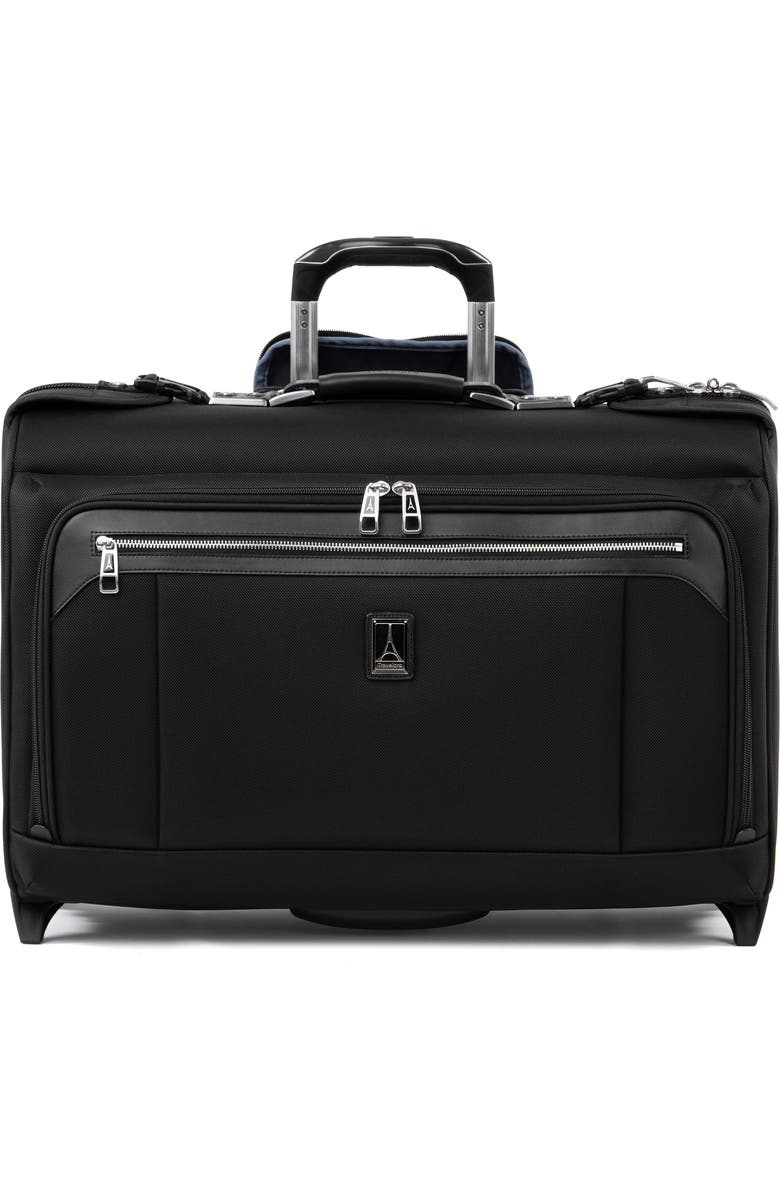 TRAVELPRO Platinum Elite Carry-On Rolling Garment Bag, Men and Women, Main, color, Shadow Black