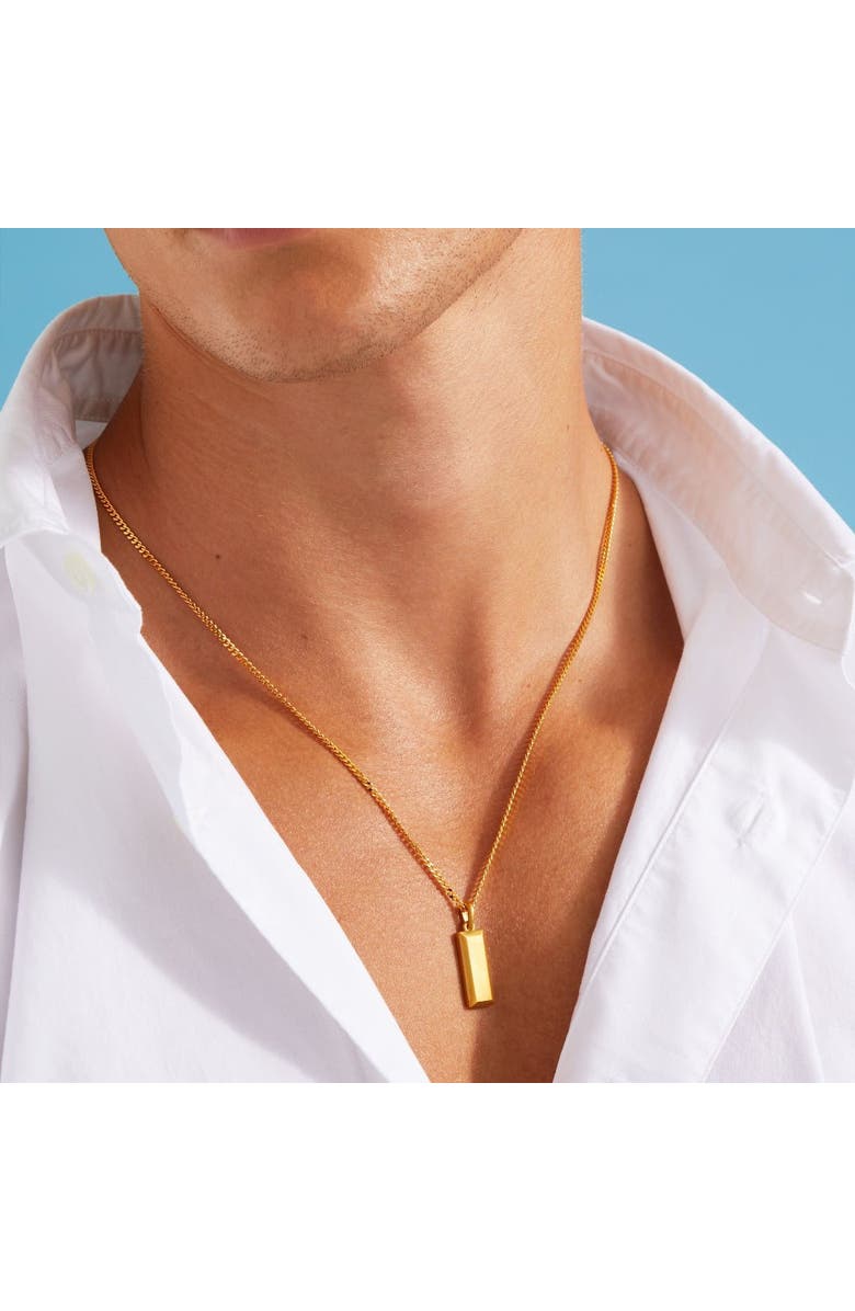 7879 Bullion Bar Pendant, Alternate, color, Gold 18K
