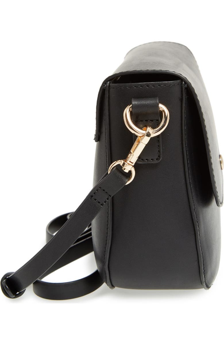 BP. Minimal Faux Leather Crossbody Bag, Alternate, color,