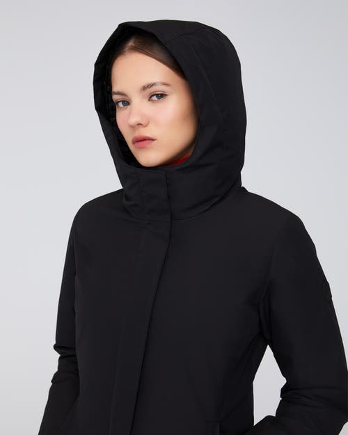 Quartz Co. Fermont | Hooded Down Winter Jacket In Black