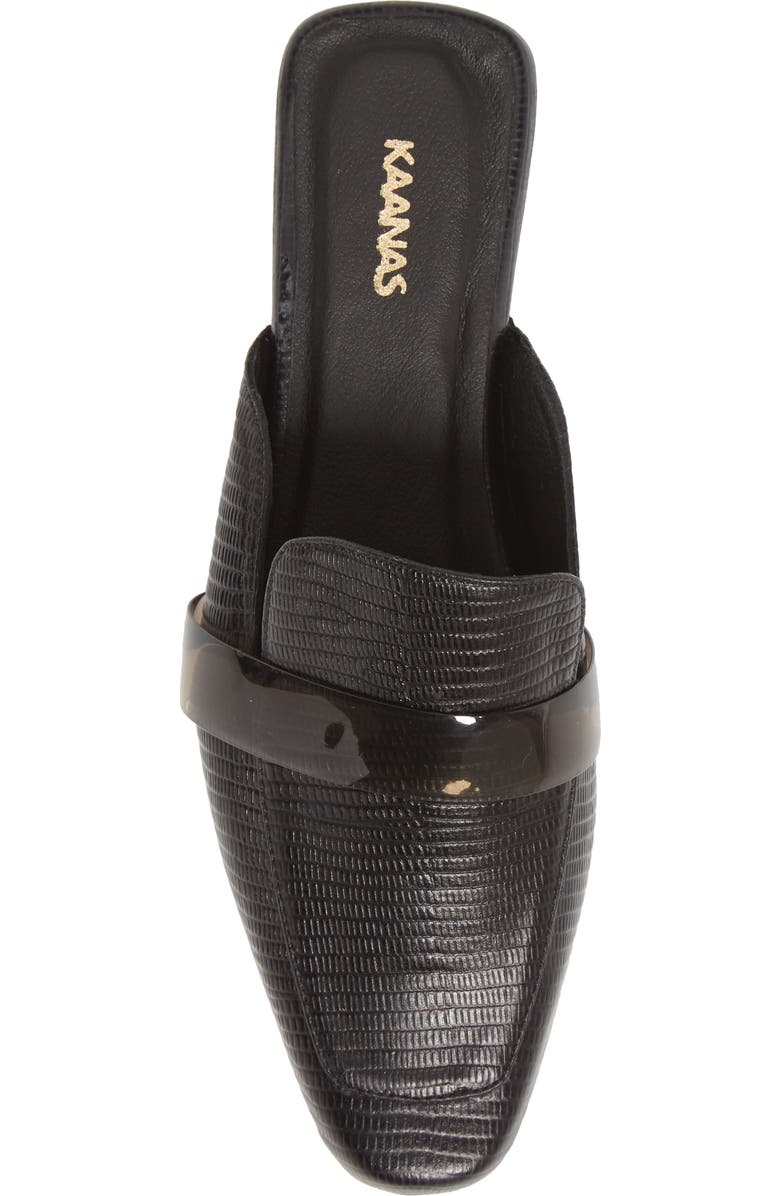 Kaanas Dublin Lizard Embossed Mule, Alternate, color,