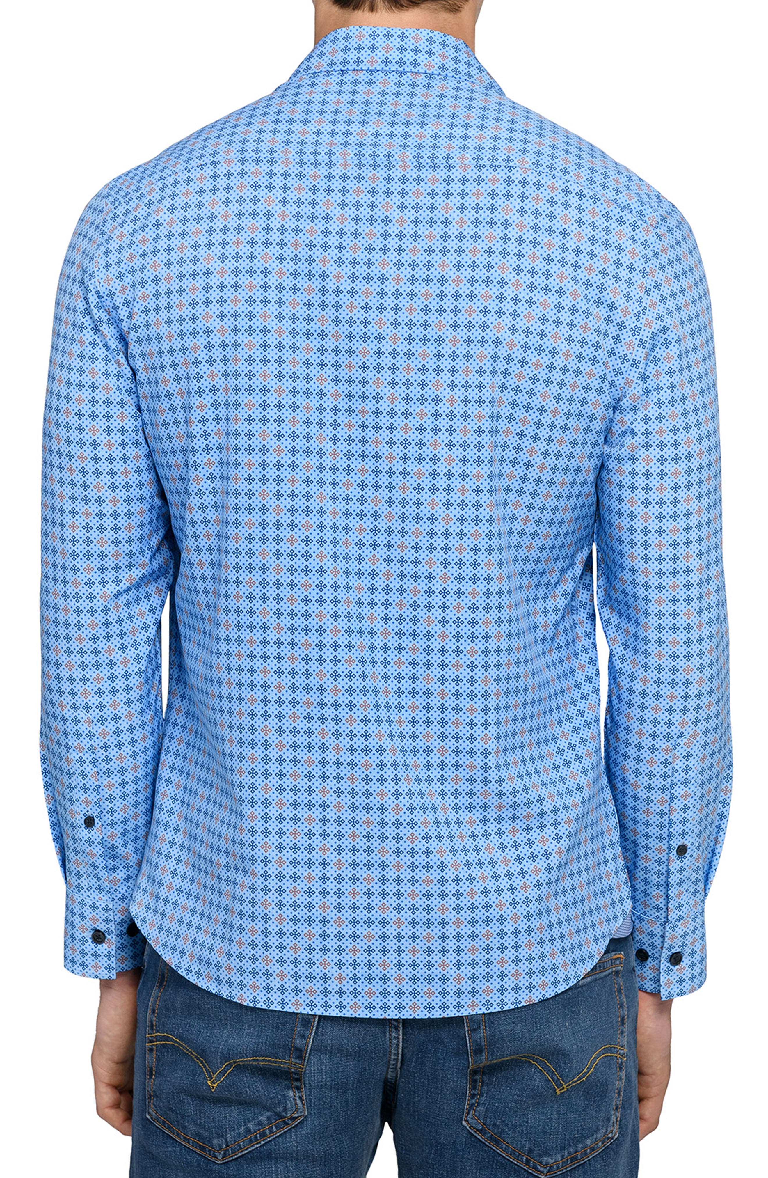 Quadruple Diamond Woven Long Sleeve Basic - image 4
