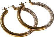 AKALIA Bianca Waterproof Crystal Hoop Earring