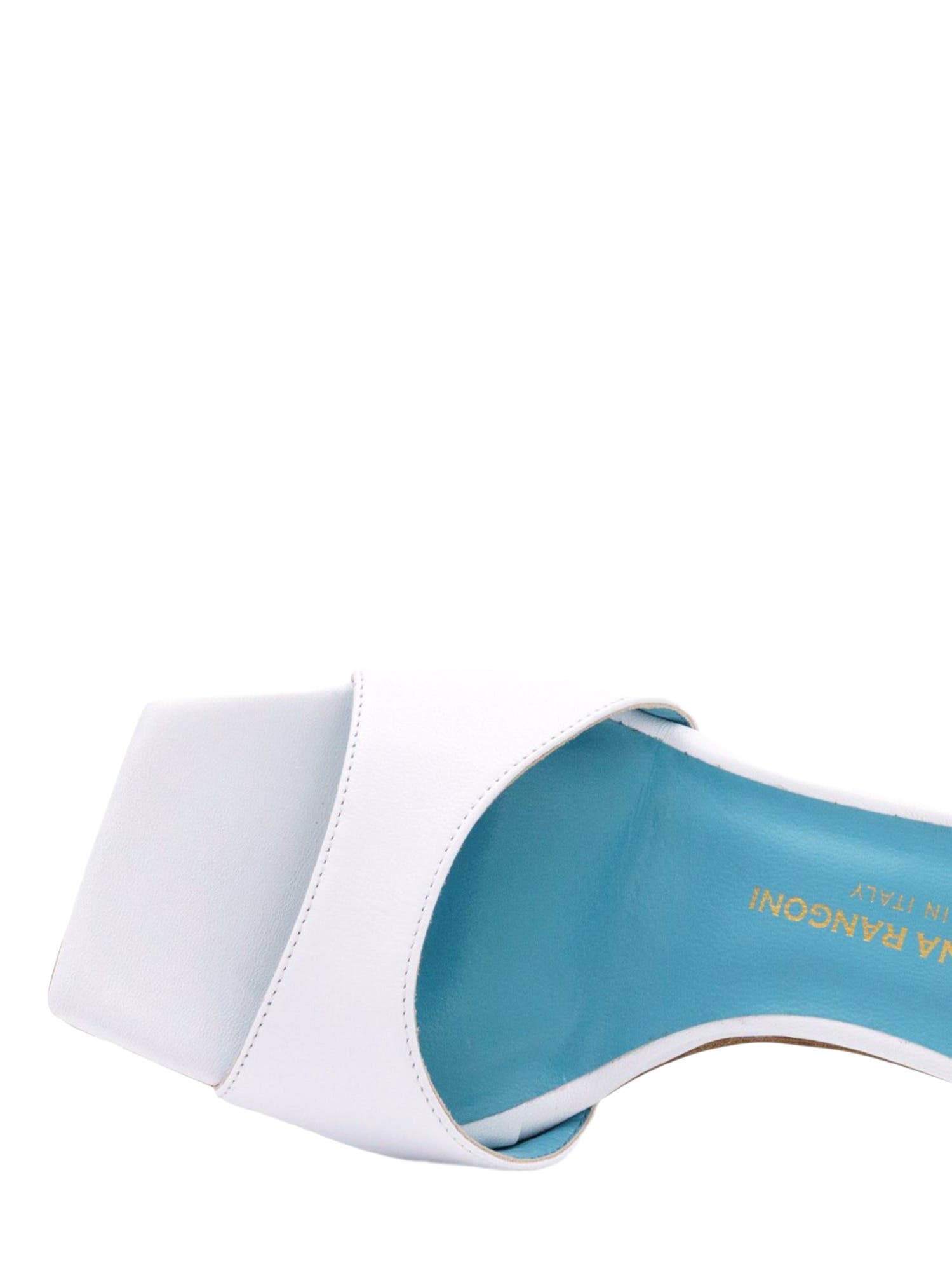 Valentina Rangoni Elegant Lucilla Ankle Ornament Sandal in Pearlized Leather, Alternate, color, Pearlized