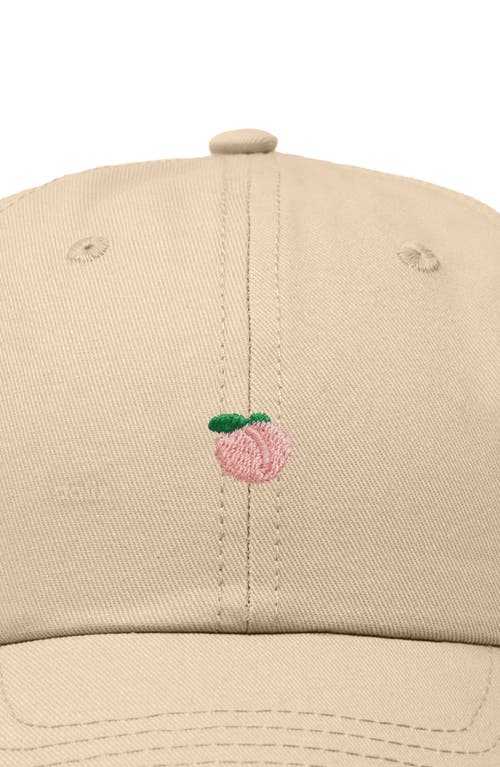 Dalix Lil Peach Dad Cap In Brown