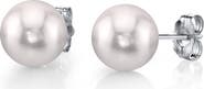 The Pearl Source Akoya Round Pearl Stud Earrings