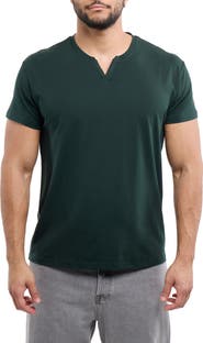 XRAY Split Neck T-Shirt