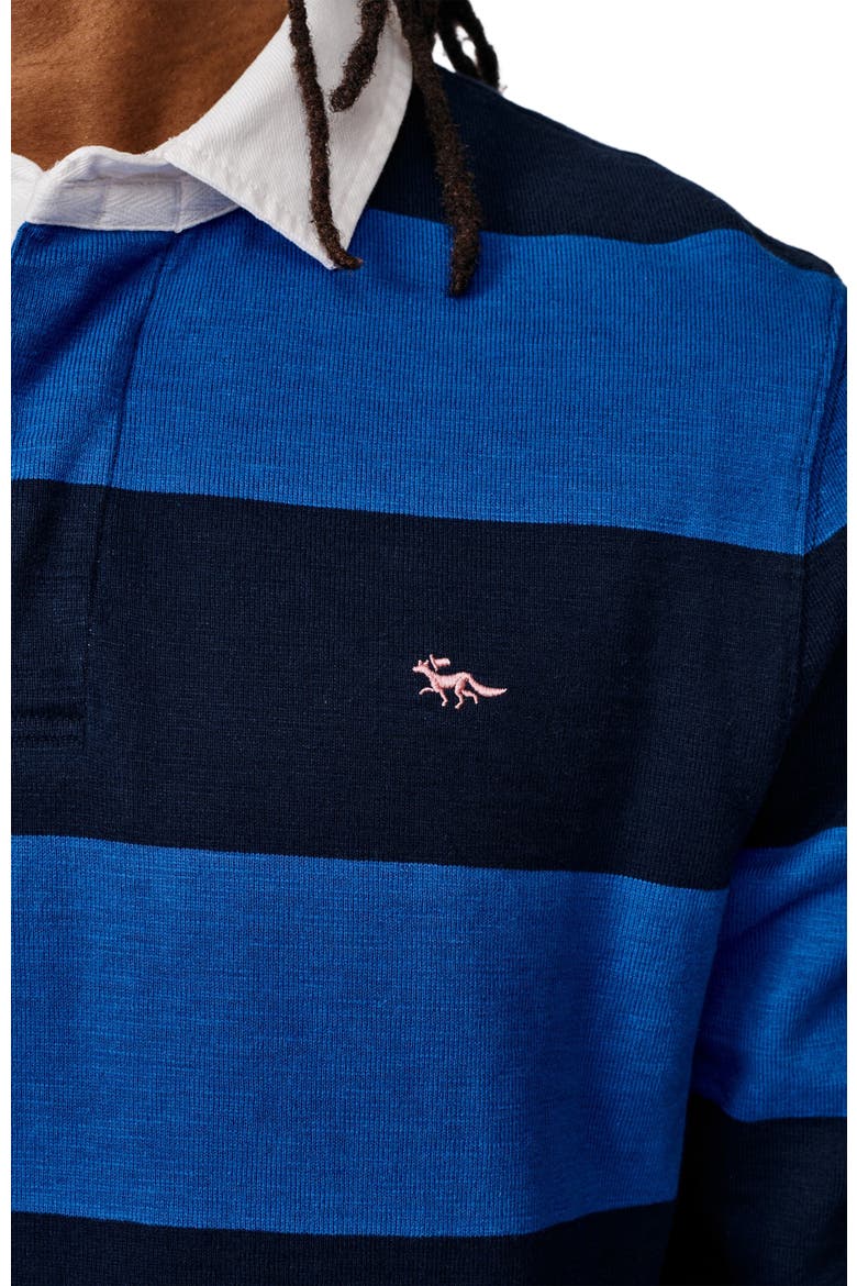 Irnham Long Sleeve Rugby Shirt, Alternate, color, Navy/Cobalt