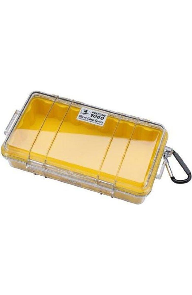 Pelican 1060 Micro Case for iPhone, Cell Phone, GoPro, Camera, and More, Alternate, color, Yellow