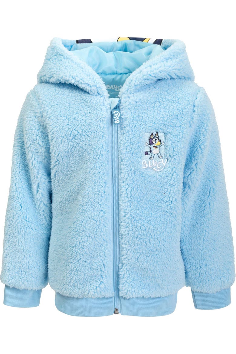 Zip-Up Hoodie, Alternate, color, Bluey Light Blue