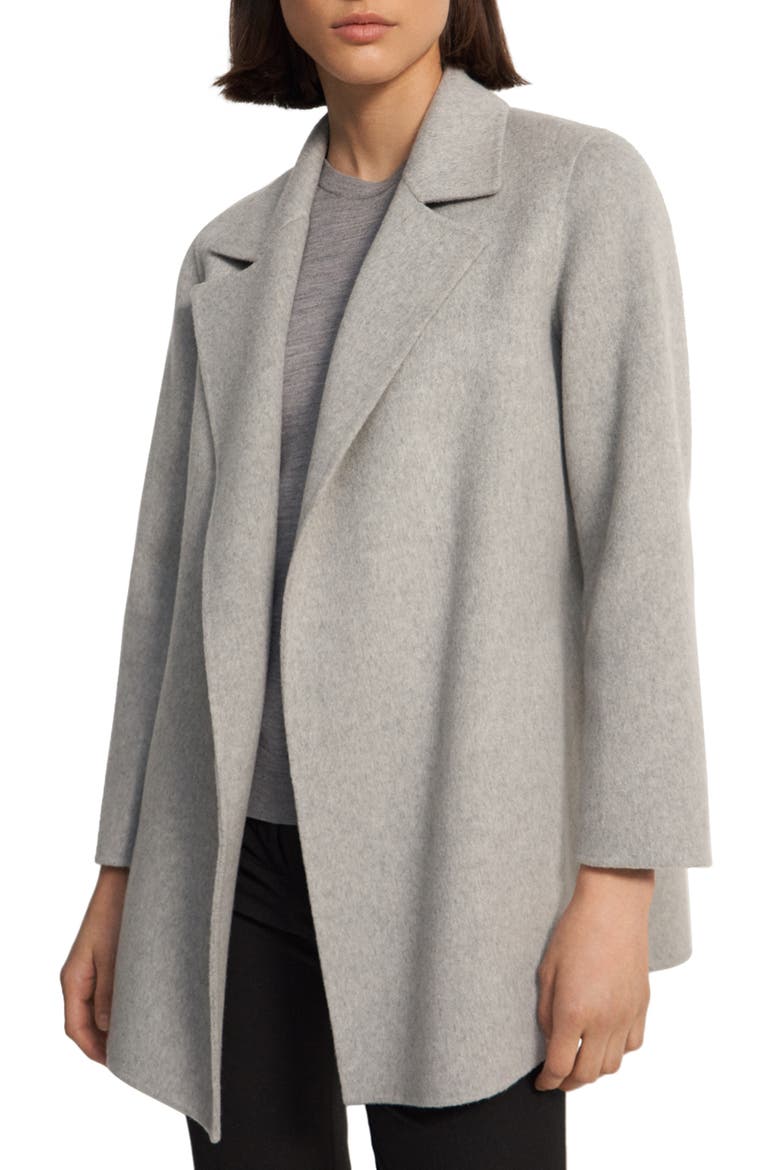 Clairene Wool & Cashmere Jacket, Alternate, color, MELANGE GREY - QD0