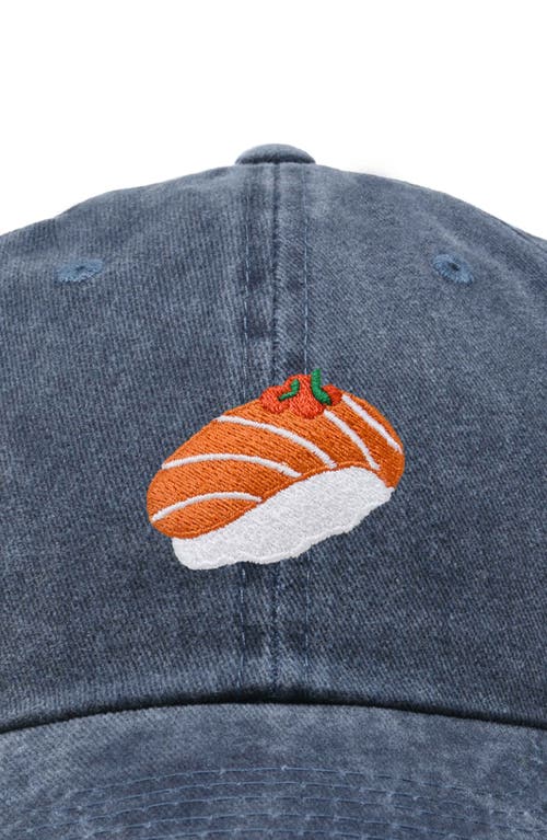 DALIX DALIX SALMON SUSHI EMBROIDERED DAD CAP 