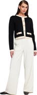 ELLE Collection Fine Gauage Light Weight Framed Cardigan Sweater
